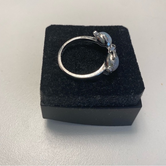 NEW Silver Turtle Opal Adjustable Ring -
Engraved "I Love You Forever" - Picture 9 of 12